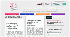 Desktop Screenshot of doctrine-sociale-catholique.fr