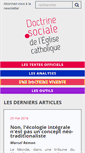 Mobile Screenshot of doctrine-sociale-catholique.fr